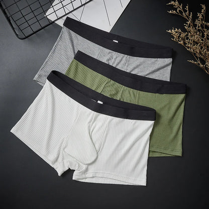 GTOPX MAN Cotton Boxers Shorts Ball Pouch Underwear Large Pockets Adult Sexy Undies